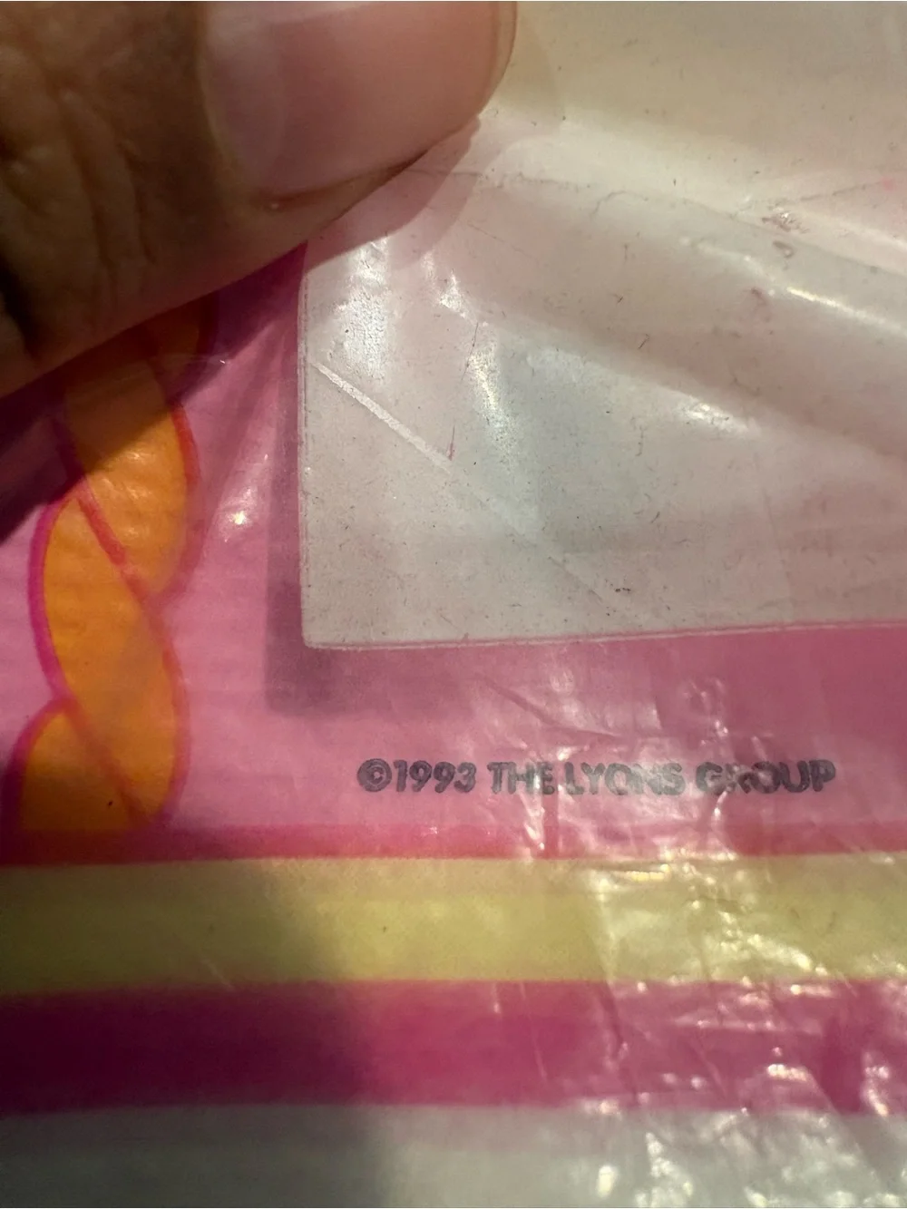 Set of 2 Vintage 1993 Barney Baby Bop Birthday Paper Table covers & Hallmark